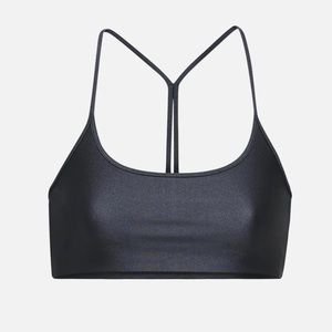 SOLD OUT Bandier All Access Chorus Bra Shiny Black